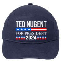 Ted Nugent For President 2024 7-Panel Snapback Hat