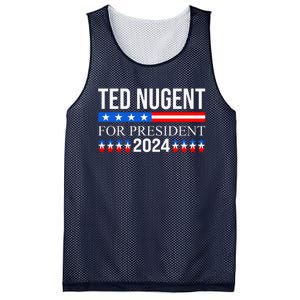 Ted Nugent For President 2024 Mesh Reversible Basketball Jersey Tank