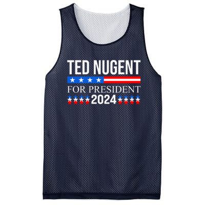 Ted Nugent For President 2024 Mesh Reversible Basketball Jersey Tank