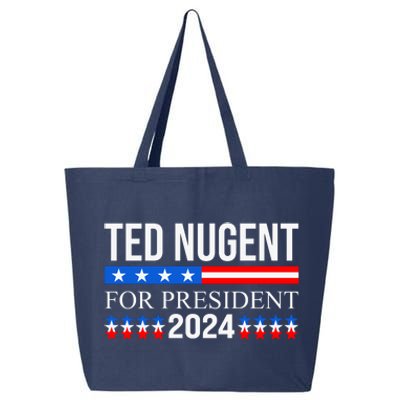 Ted Nugent For President 2024 25L Jumbo Tote