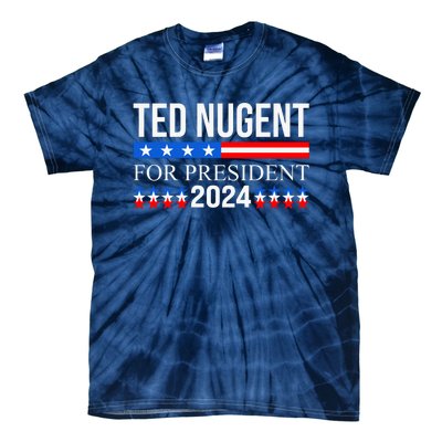 Ted Nugent For President 2024 Tie-Dye T-Shirt