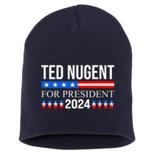 Ted Nugent For President 2024 Short Acrylic Beanie