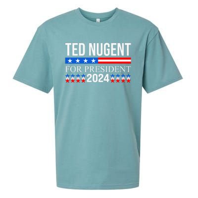 Ted Nugent For President 2024 Sueded Cloud Jersey T-Shirt