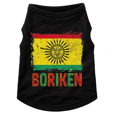 Taino Nation Flag Boriken Borinquen Native American Arawak Doggie Tank
