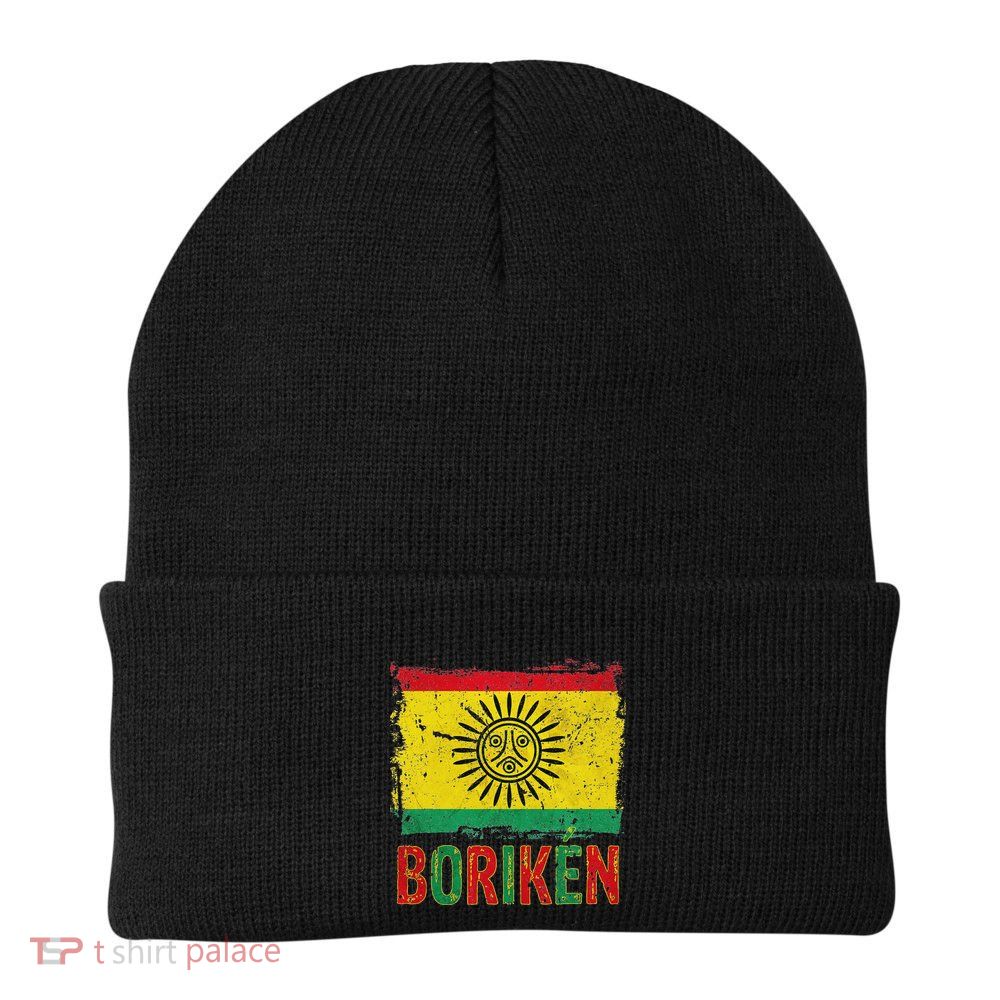 Taino Nation Flag Boriken Borinquen Native American Arawak Beanie