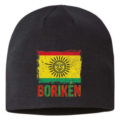 Taino Nation Flag Boriken Borinquen Native American Arawak Sustainable Beanie