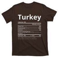 Turkey Nutrition Facts Thanksgiving Costume T-Shirt