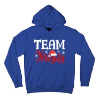 Team Naughty Funny Couple Matching Outfit Team Nice Family Great Gift Hoodie