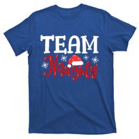 Team Naughty Funny Couple Matching Outfit Team Nice Family Great Gift T-Shirt