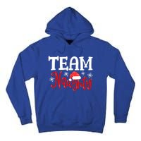 Team Naughty Funny Couple Matching Outfit Team Nice Family Great Gift Tall Hoodie