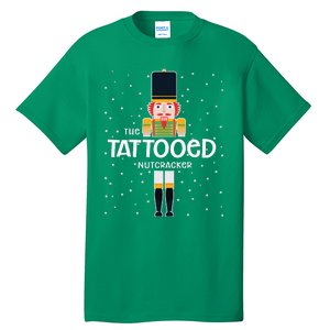 Tattooed Nutcracker Family Matching Funny Pajama Tall T-Shirt