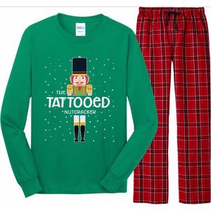 Tattooed Nutcracker Family Matching Funny Pajama Long Sleeve Pajama Set