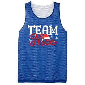 Team Nice Funny Couple Matching Outfit Team Naughty Family Gift Mesh Reversible Basketball Jersey Tank