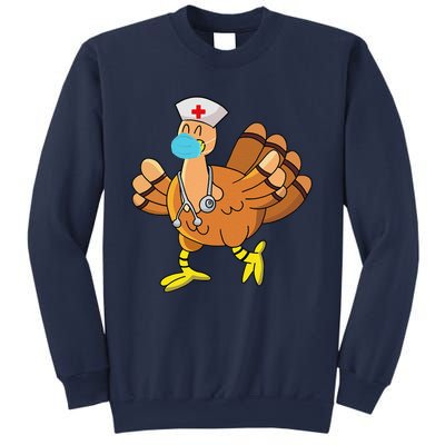 Thanksgiving Nurse Funny Turkey Scrub Gifts For Nurses Sweatshirt