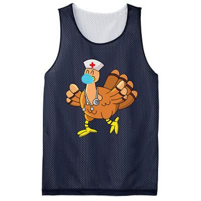 Thanksgiving Nurse Funny Turkey Scrub Gifts For Nurses Mesh Reversible Basketball Jersey Tank