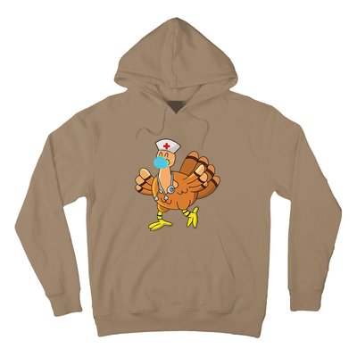 Thanksgiving Nurse Funny Turkey Scrub Gifts For Nurses Hoodie