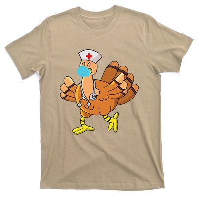 Thanksgiving Nurse Funny Turkey Scrub Gifts For Nurses T-Shirt