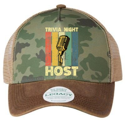 Trivia Night For Trivia Night Emcee Player Host Game Night Legacy Tie Dye Trucker Hat