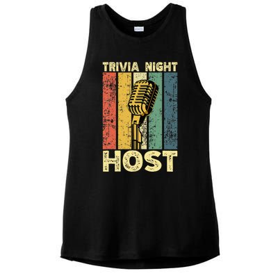 Trivia Night For Trivia Night Emcee Player Host Game Night Ladies PosiCharge Tri-Blend Wicking Tank