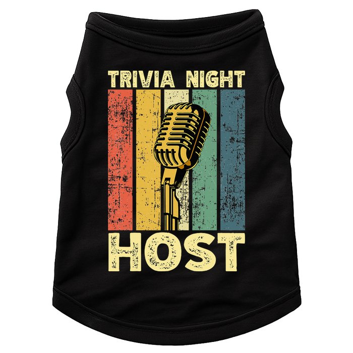 Trivia Night For Trivia Night Emcee Player Host Game Night Doggie Tank