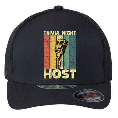 Trivia Night For Trivia Night Emcee Player Host Game Night Flexfit Unipanel Trucker Cap