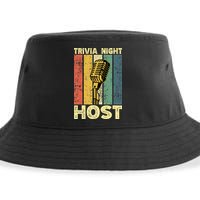 Trivia Night For Trivia Night Emcee Player Host Game Night Sustainable Bucket Hat