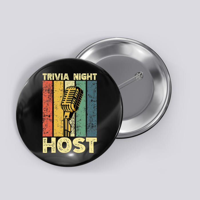 Trivia Night For Trivia Night Emcee Player Host Game Night Button
