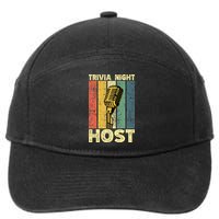Trivia Night For Trivia Night Emcee Player Host Game Night 7-Panel Snapback Hat