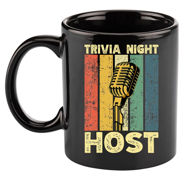 Trivia Night For Trivia Night Emcee Player Host Game Night 11oz C Handle Ceramic Mug