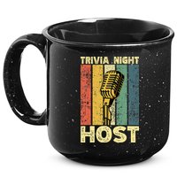 Trivia Night For Trivia Night Emcee Player Host Game Night 15oz Campfire Ceramic Mug