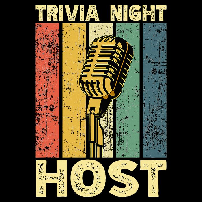 Trivia Night For Trivia Night Emcee Player Host Game Night Drawstring Bag