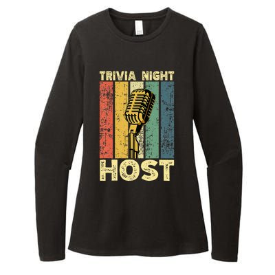 Trivia Night For Trivia Night Emcee Player Host Game Night Womens CVC Long Sleeve Shirt