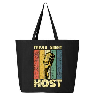 Trivia Night For Trivia Night Emcee Player Host Game Night 25L Jumbo Tote