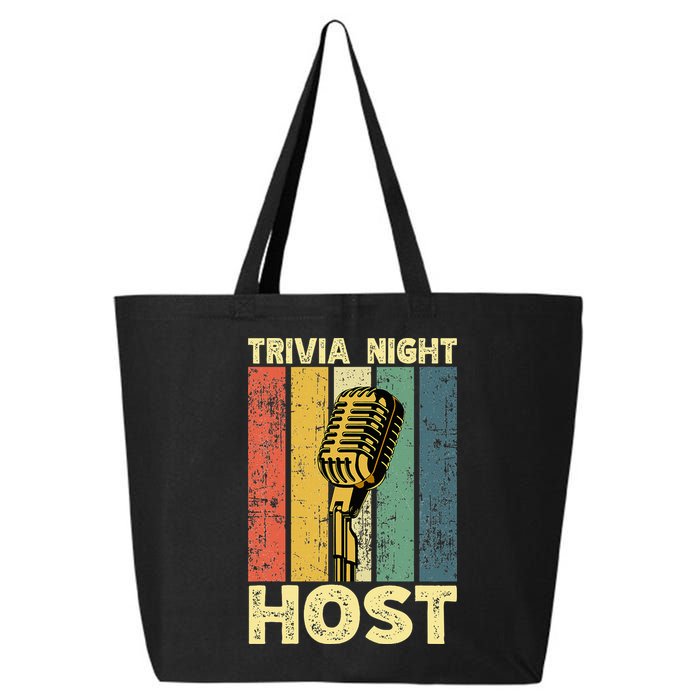 Trivia Night For Trivia Night Emcee Player Host Game Night 25L Jumbo Tote
