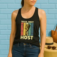 Trivia Night For Trivia Night Emcee Player Host Game Night Womens Tank Top