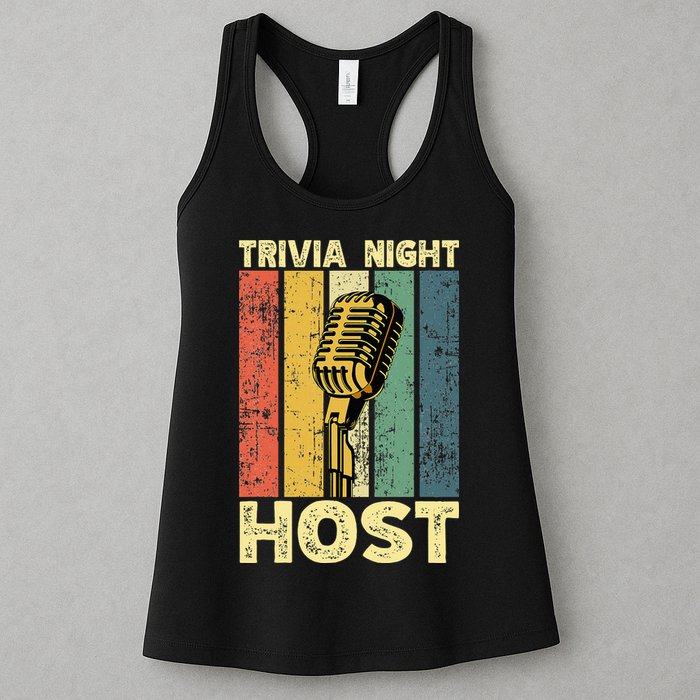 Trivia Night For Trivia Night Emcee Player Host Game Night Womens Tank Top