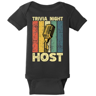 Trivia Night For Trivia Night Emcee Player Host Game Night Baby Bodysuit