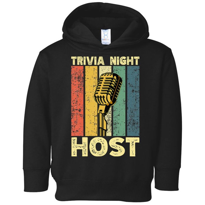 Trivia Night For Trivia Night Emcee Player Host Game Night Toddler Hoodie