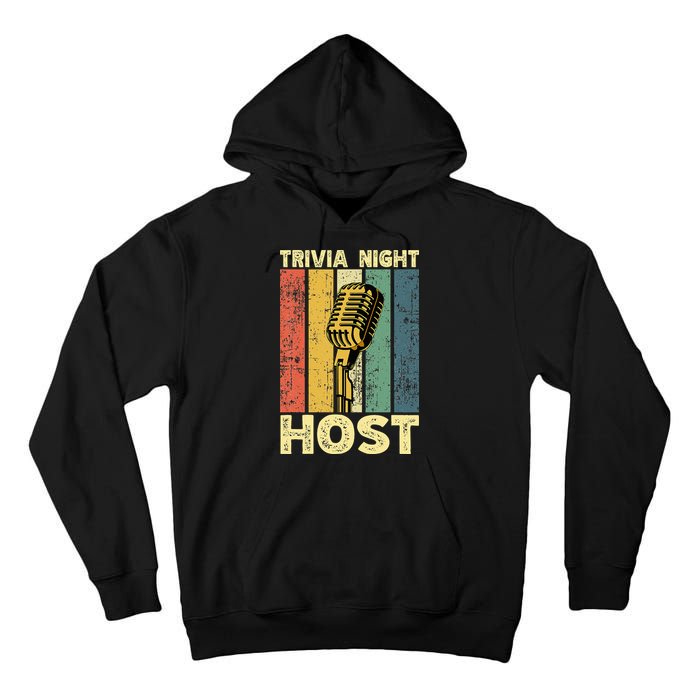 Trivia Night For Trivia Night Emcee Player Host Game Night Tall Hoodie
