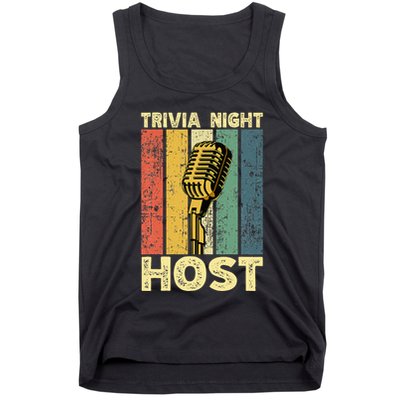 Trivia Night For Trivia Night Emcee Player Host Game Night Tank Top