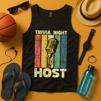 Trivia Night For Trivia Night Emcee Player Host Game Night Tank Top