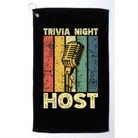 Trivia Night For Trivia Night Emcee Player Host Game Night Golf Towel