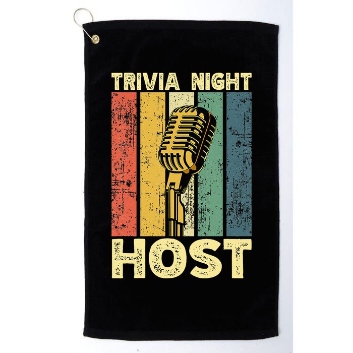 Trivia Night For Trivia Night Emcee Player Host Game Night Golf Towel