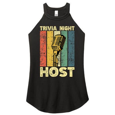 Trivia Night For Trivia Night Emcee Player Host Game Night Women's Perfect Tri Rocker Tank