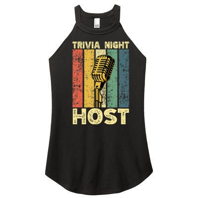 Trivia Night For Trivia Night Emcee Player Host Game Night Women's Perfect Tri Rocker Tank