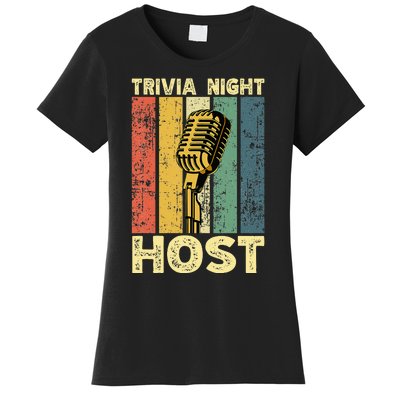 Trivia Night For Trivia Night Emcee Player Host Game Night Women's T-Shirt