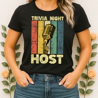 Trivia Night For Trivia Night Emcee Player Host Game Night Womens T-Shirt