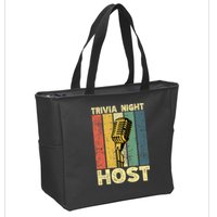 Trivia Night For Trivia Night Emcee Player Host Game Night Zip Tote Bag