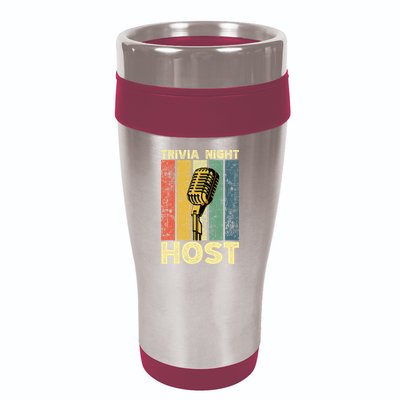 Trivia Night For Trivia Night Emcee Player Host Game Night 16oz Travel Tumbler