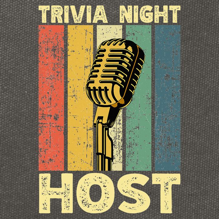 Trivia Night For Trivia Night Emcee Player Host Game Night Cotton Canvas Backpack